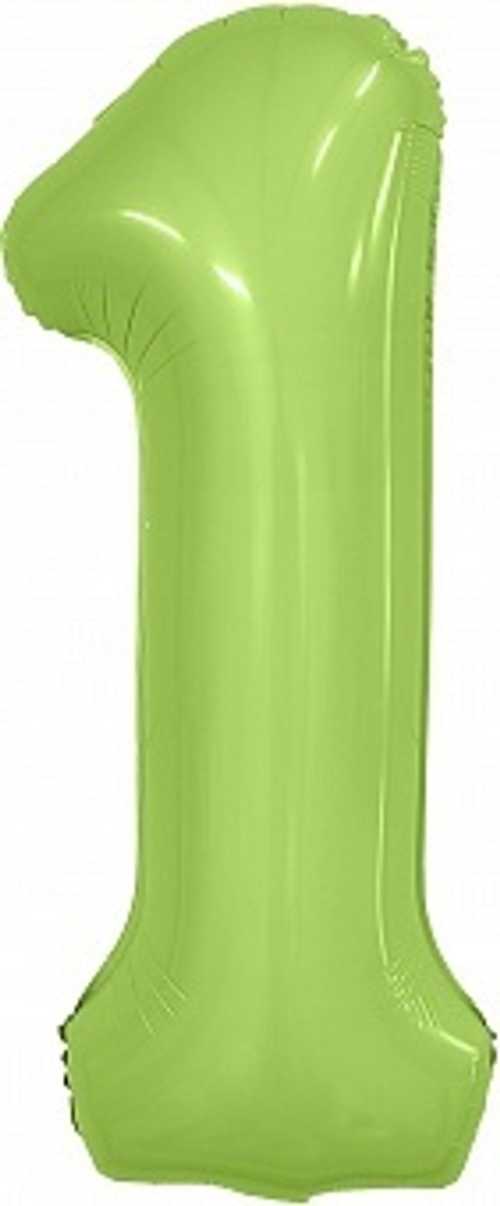 Р Цифра 1 Slim Фисташка (40''/102 см)