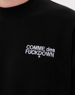 COMME DES FUCKDOWN СВИТШОТ ЧЕРНЫЙ