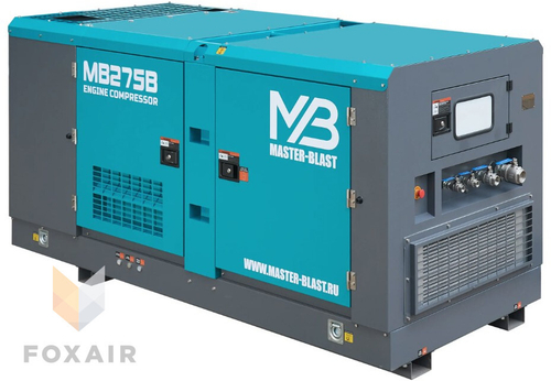 Винтовой дизельный компрессор Master Blast MB275B-7