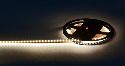 DONEL Светодиодная лента SMD, 9,6W/m, 3000K, 1280 Lm/m, DC24V, CRI>90, IP20, уп. 5 м, серия DN8SSL