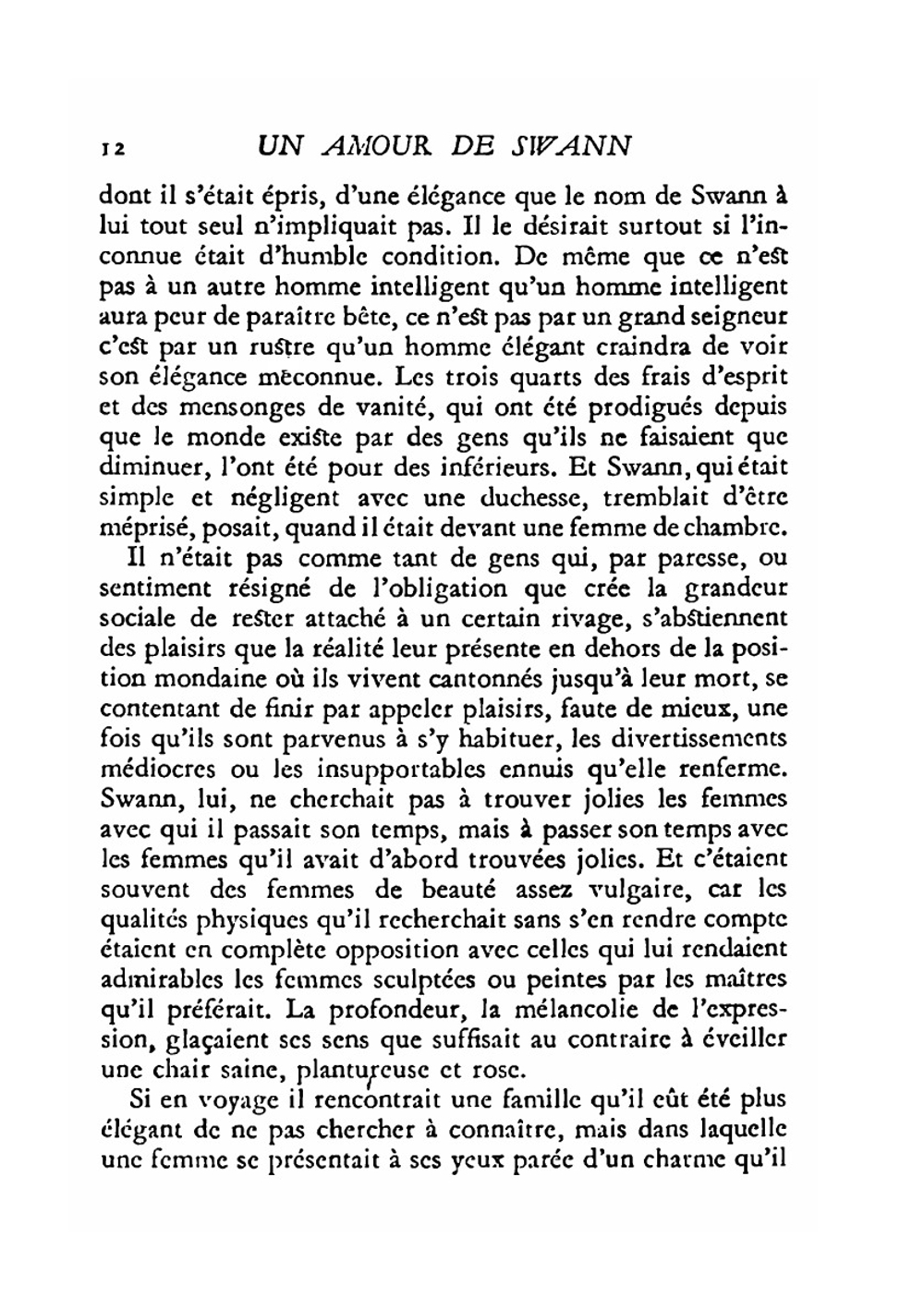 Un amour de Swann | Marcel Proust