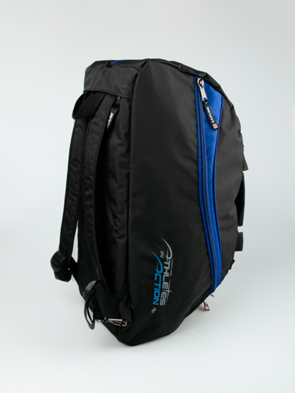 Сумка спортивная ProfSport Athletes In Action черно-синяя