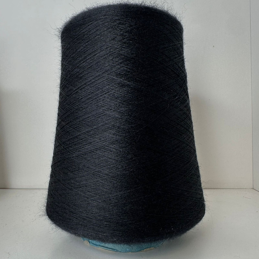 PPSK046 ZEFIRO - Cariaggi; 60% меринос, 30% шёлк, 10% кашемир; 3000м/100гр; col. 30060, цвет: черный