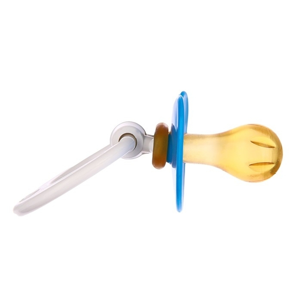 3827816 Соска-пустышка латексная классическая «Серьга», от 0 мес., цвет МИКС