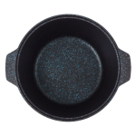 Кастрюля-жаровня алюминий, антиприг, 3 л, с крыш, Kukmara, Granit Ultra, жгг31а, син