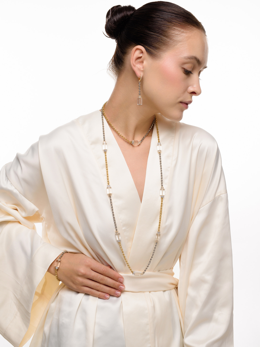 Чокер "Glass barrel" Bicolor