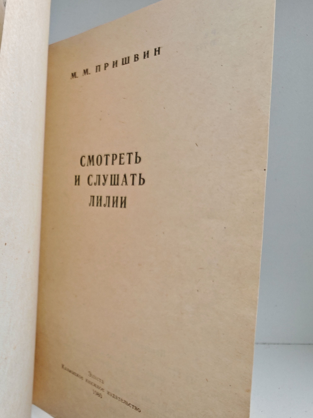 Смотреть и слушать лилии