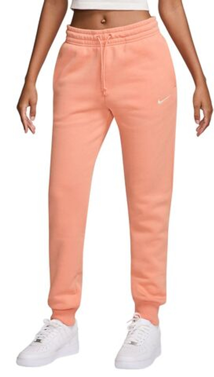 Женские теннисные брюки Nike Sportswear Phoenix Fleece - Orange
