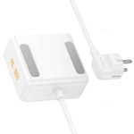AC28 Descanso (PD45W/2C1A) зарядное устройство с 2 розетками 2m (white)