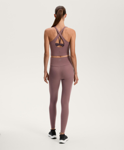 Oysho Спортивный топ без рукавов Comfortlux overlay, розовый/лиловый