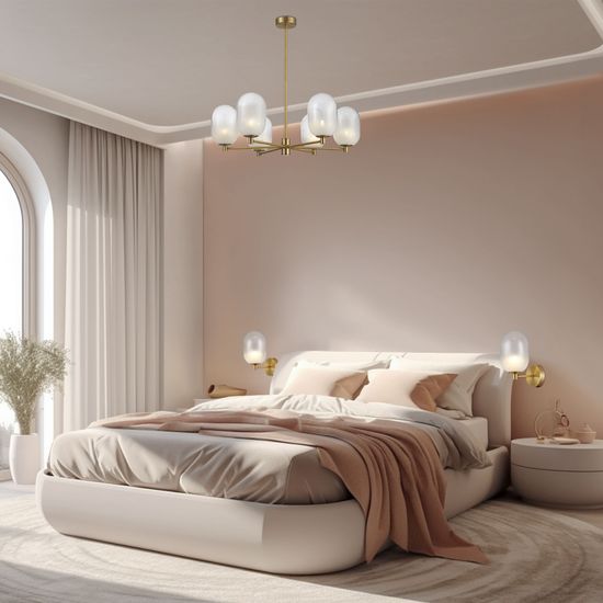 60161 / настенный светильник/ латунь