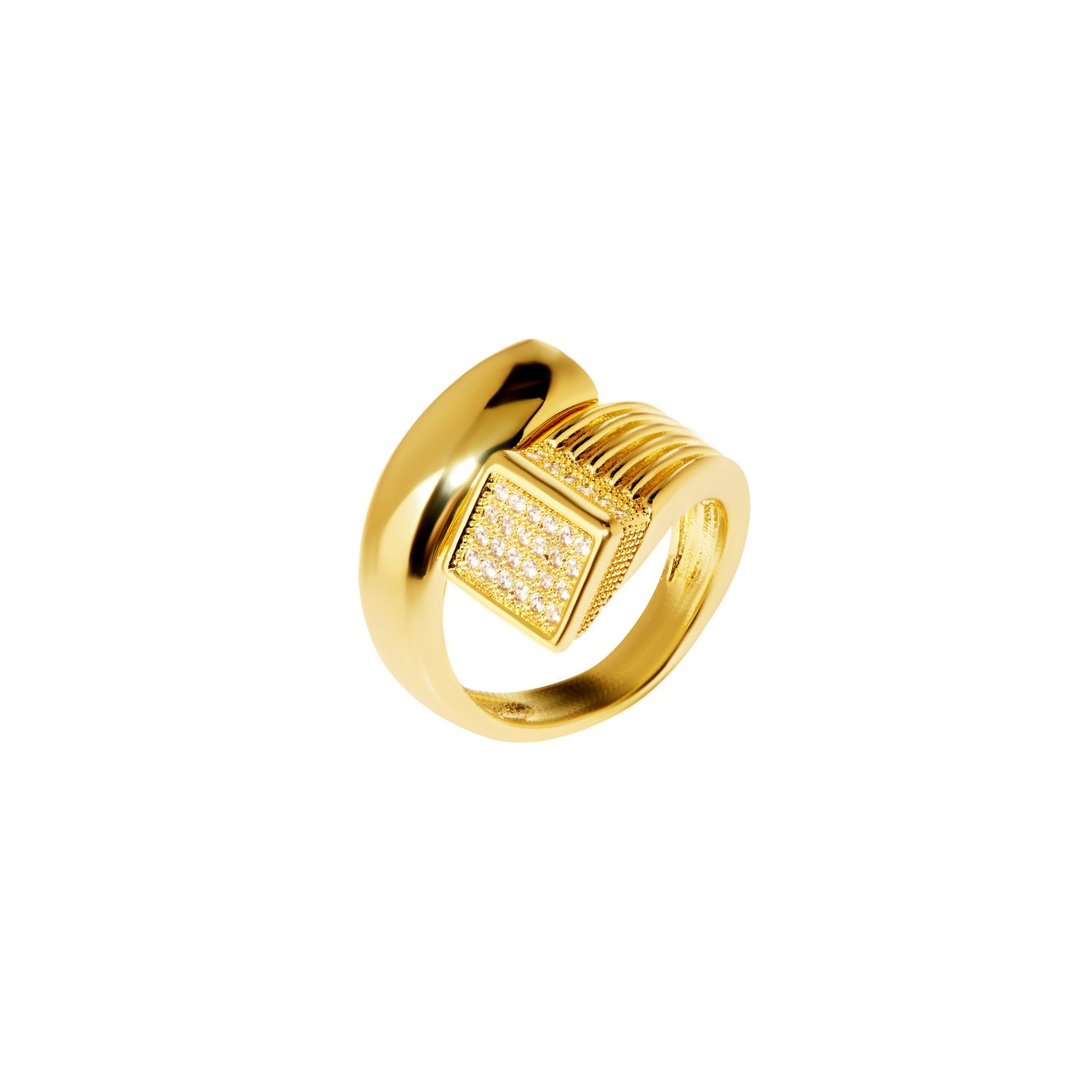 Кольцо Wreathy Signet Ring