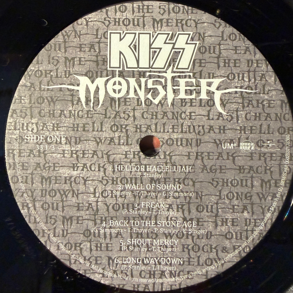 Kiss ‎– Monster (Европа 2012г.) Т