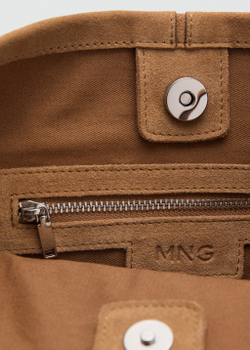 Кожаная сумка-ведро