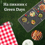 Стол складной металл, прямоугольный, 120х60х68.5 см, столешница МДФ, темн-сер,  4 стула