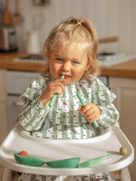 Двусторонний нагрудник Mjölk Birch Trees