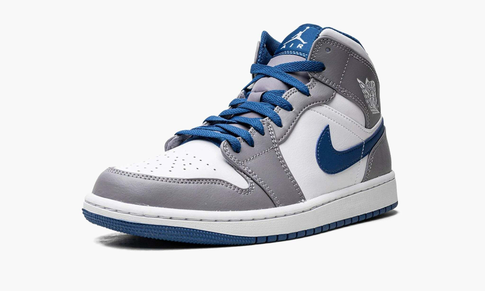 Air Jordan 1 Mid "True Blue / Cement"