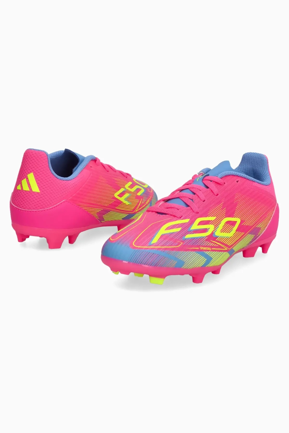 Бутсы adidas F50 League FG/MG Junior - розовый