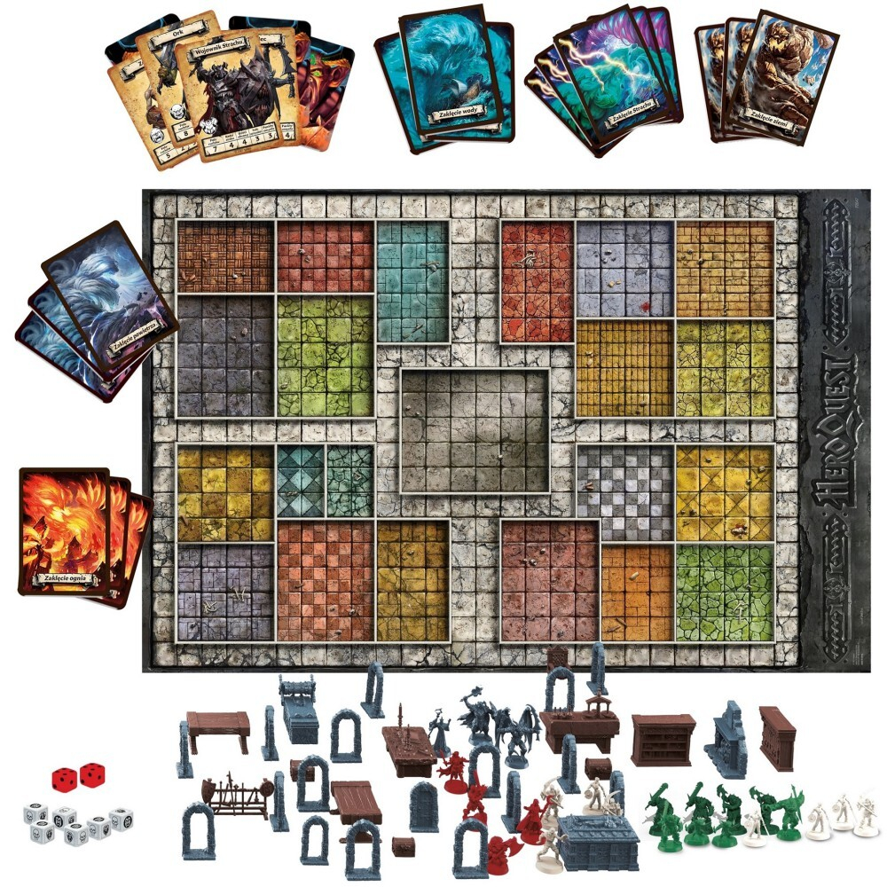 Hasbro - HeroQuest Game System (Polish Edition) Приключенческая настольная игра F2847 / артикул   F2847  / GTIN 5010994110697