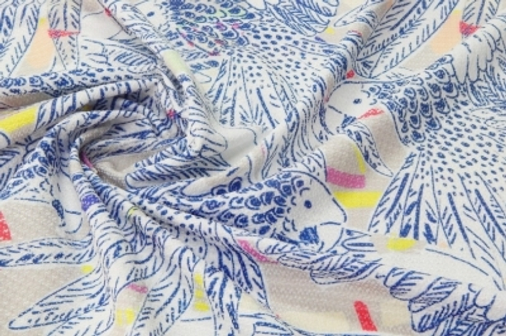 Жаккард плательный. Коллекция Kenzo.