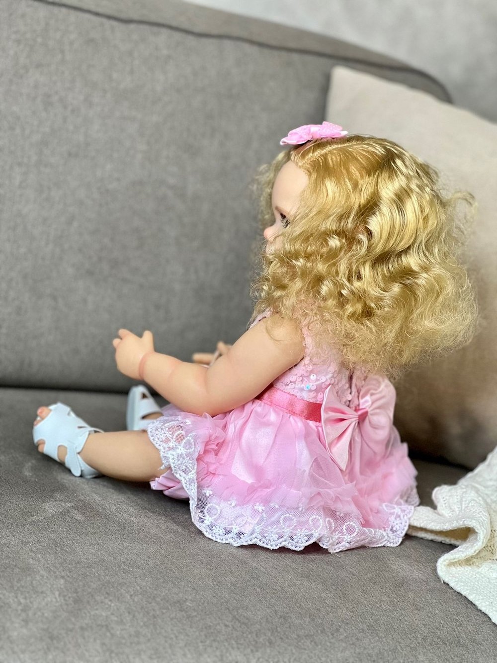 Кукла Реборн виниловая 55см в пакете (FA-029)