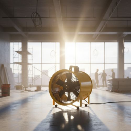 Вентилятор переносной канальный BLM 4800 Omega Air Control - [23 см / 1500 куб. в час]