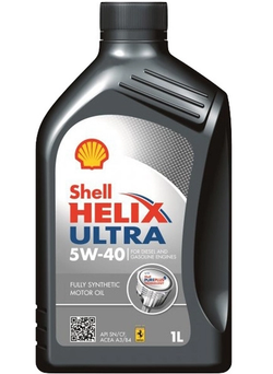 Моторное масло Shell Helix Ultra 5W-40, синтетическое, 1 л