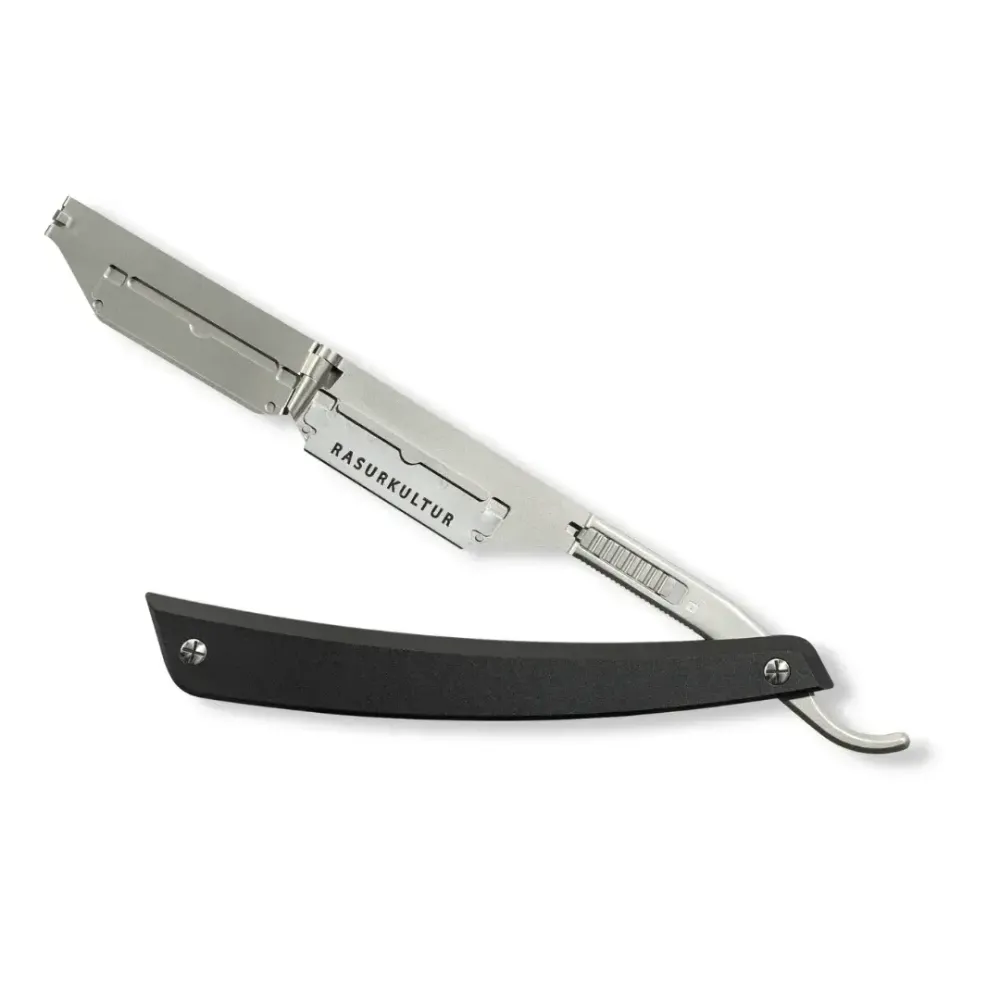 Опасная бритва со сменным лезвием Muehle черная (RMW 6) 2