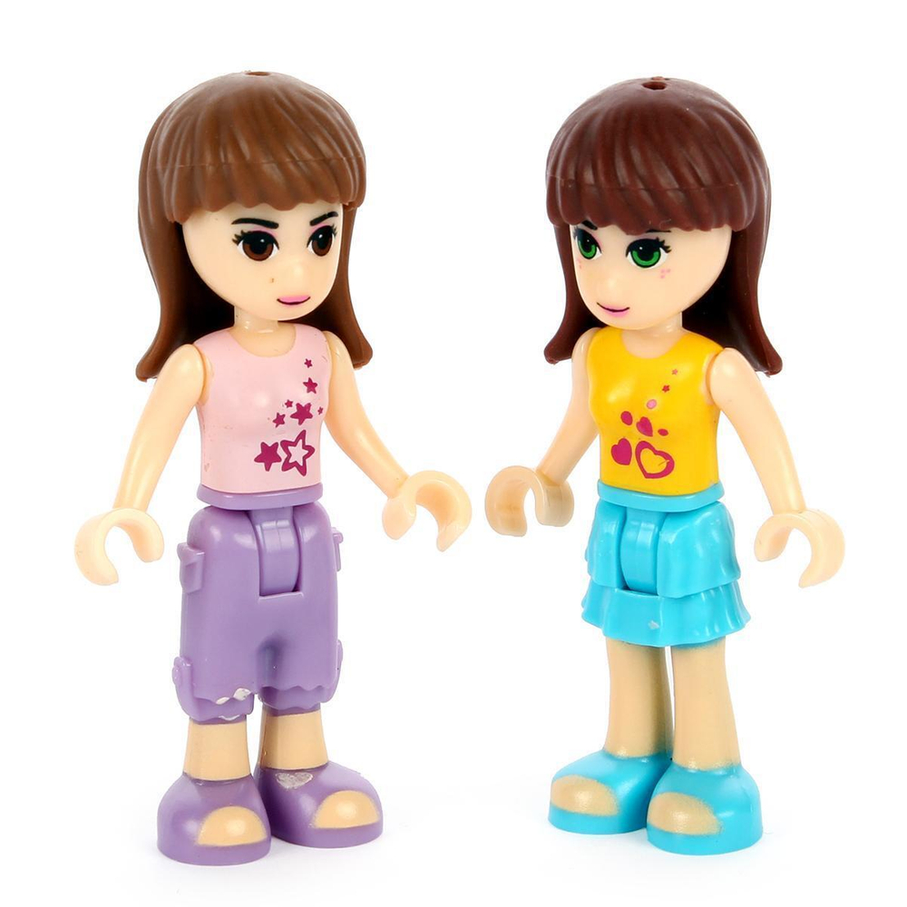 Конструктор блочный Аусини Город Мир чудес 107 эл. коробка