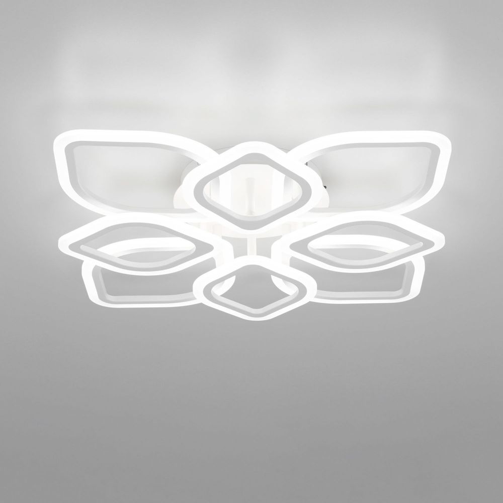 Citilux Ромби CL236180R LED Люстра с пультом Белая