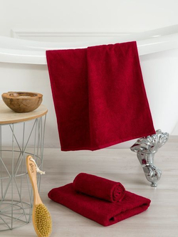 Полотенце 50x100 Hamam Glam красное