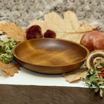 Деревянная чаша-тарелка Art of Siberia из древесины сибирская пихта 19 см. T65