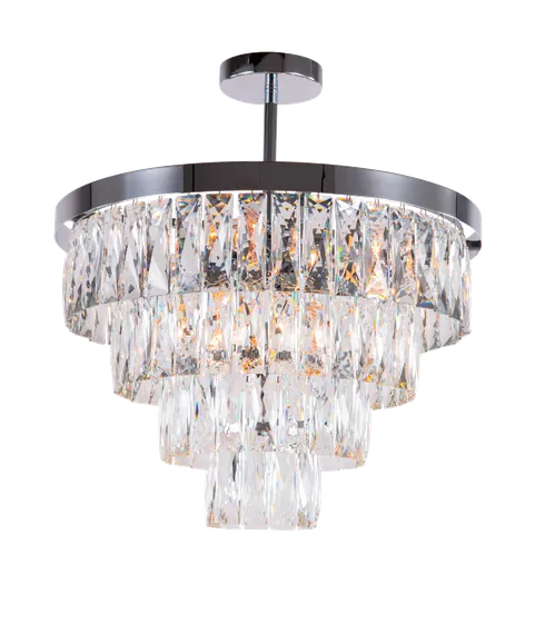2431R/8A CHR+CL (1) Люстра NW