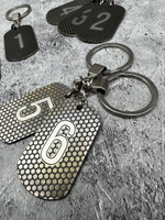 Номерки на ключи металлические