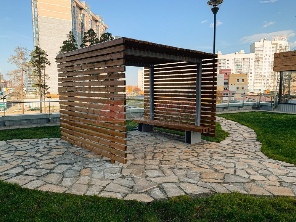 Пергола Мечта со скамейкой