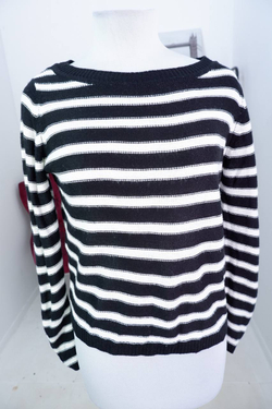 Джемпер в полоску, визуально на 48 размер