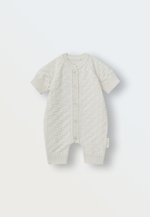 Песочник вязаный клетка (молочный)