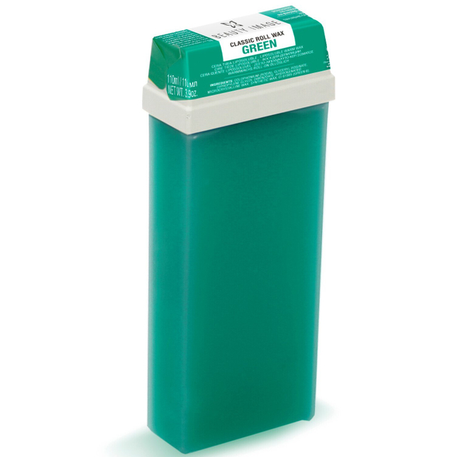 Кассета с воском и роликом - Зелёный