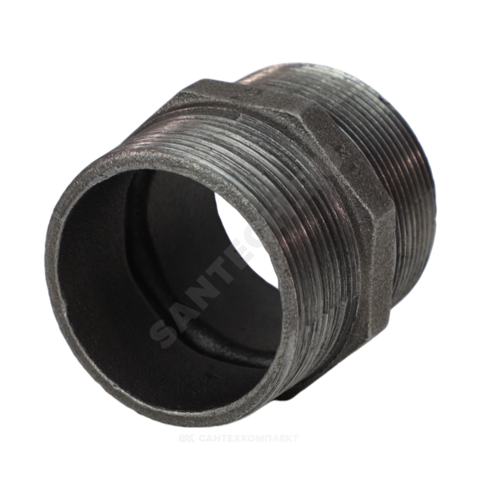 Ниппель прямой чугун Ду 20 (3/4") НР Fittex PLUS
