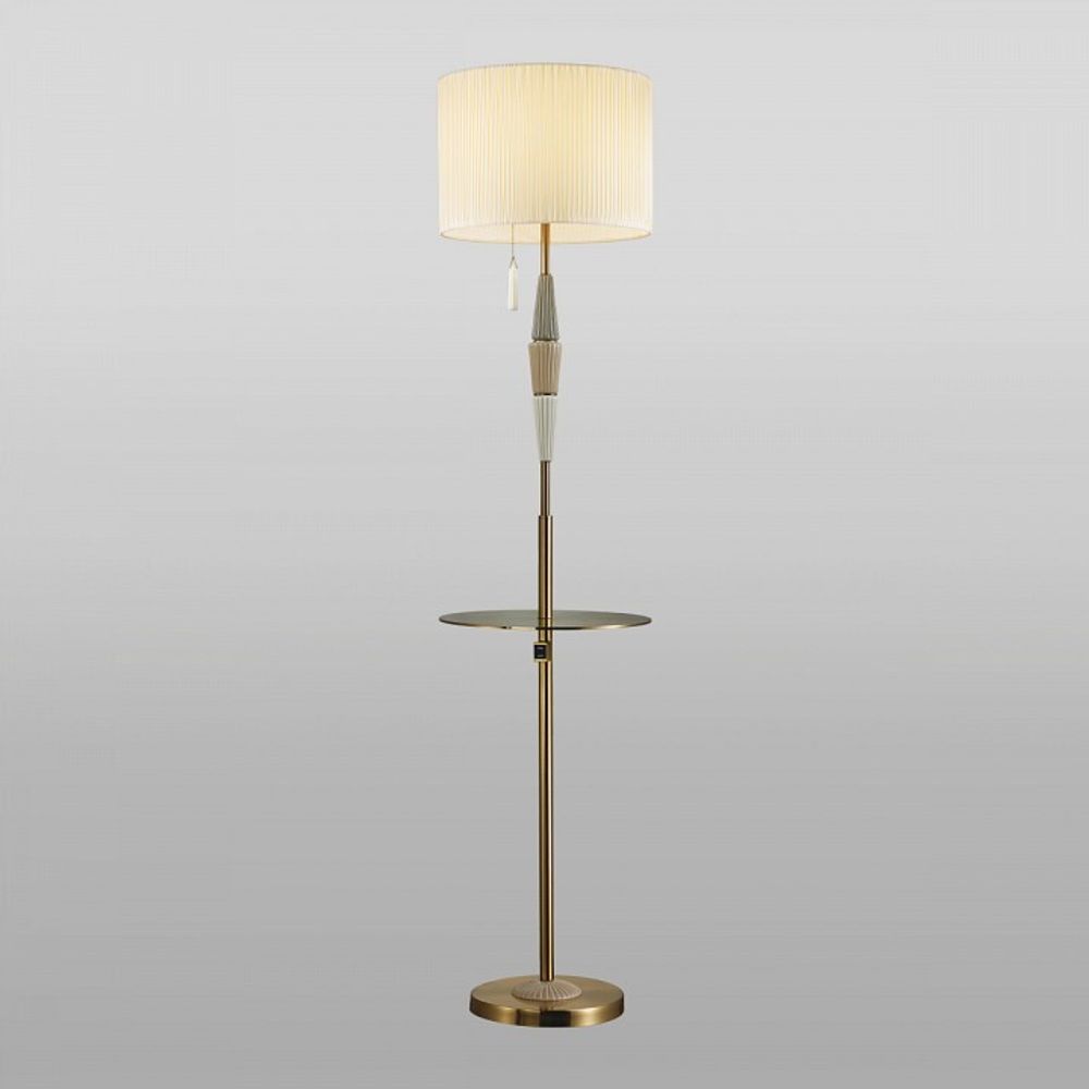 Торшер с полкой Odeon Light Latte 5403/1F