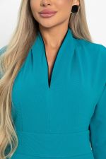 Платье вечернее Леди Удача (бирюзовое) П14850-18М LT Collection