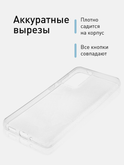 Чехол ROSCO для Samsung Galaxy A33 оптом (арт. SS-A33-TPU-TRANSPARENT)