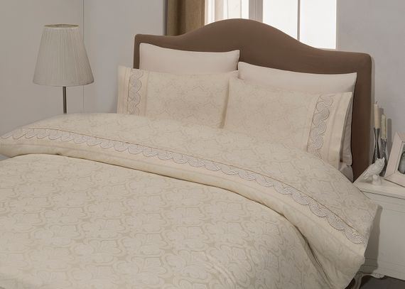 Постельное белье Gelin Home  YELPAZE сухая роза евро