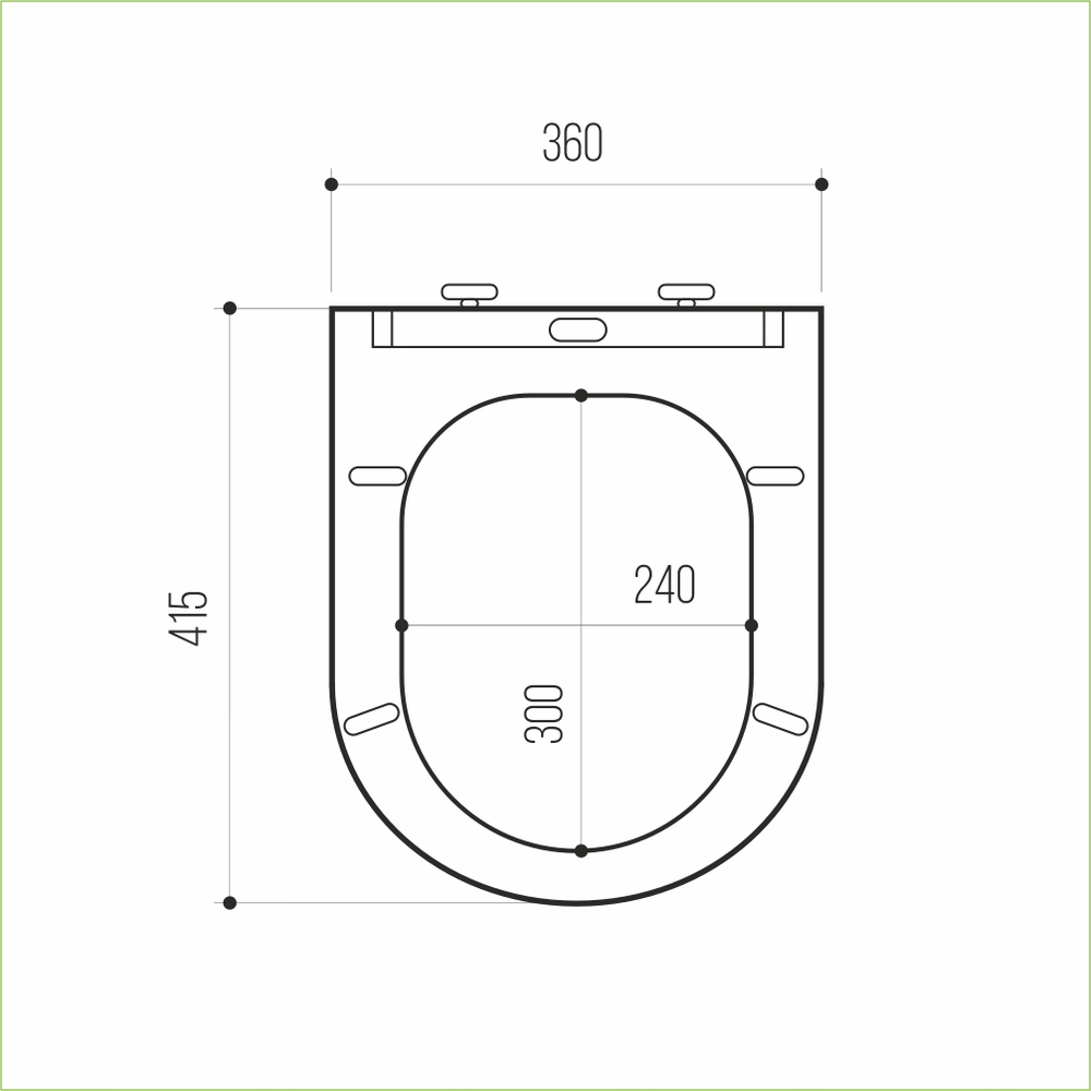 Сиденье для унитаза  WAVE STAR дюропласт, микролифт БЕЛЫЙ глянец