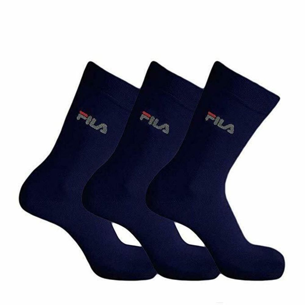 Теннисные носки Fila лайфстайл socks Unisex 3P - navy