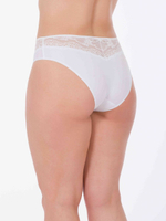 Трусики-слипы Snejanna с кружевом (Размер: 42) (Цвет: черный)