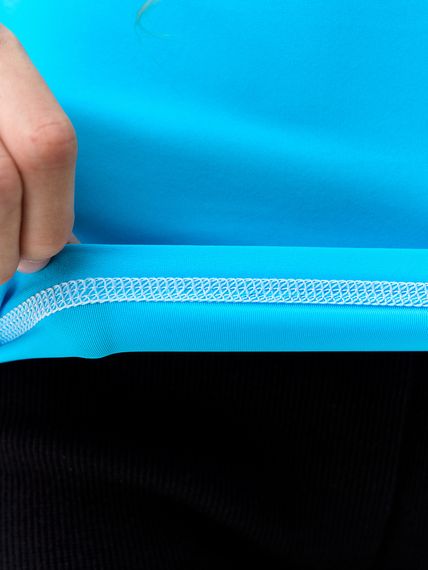 Футболка рашгард лонгслив Sargan Агидель UPF 50+  детская голубая