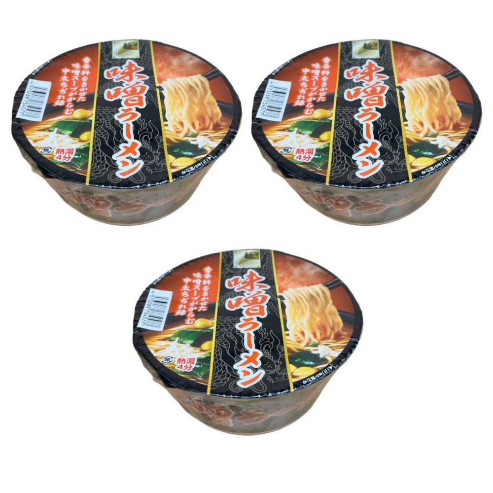 Лапша с мисо-пастой Sunaoshi Miso Ramen 83 г 3 шт