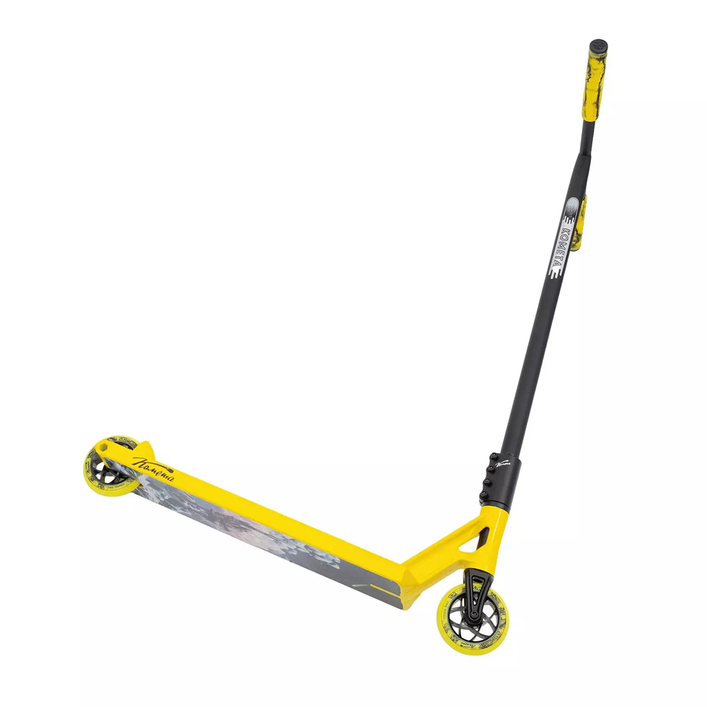 Трюковой самокат Комета Кратос, Желтый/черный
