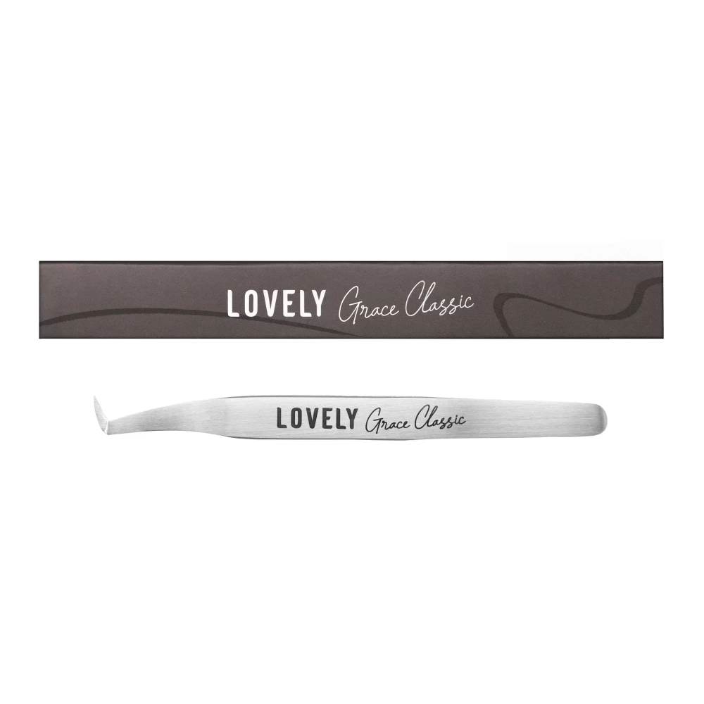 Пинцет для наращивания ресниц Lovely, серия Grace Classic, тип Мини-сапожок